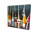 Fondo 32 x 32 in. Colorful Paddles-Print on Canvas FO2790239